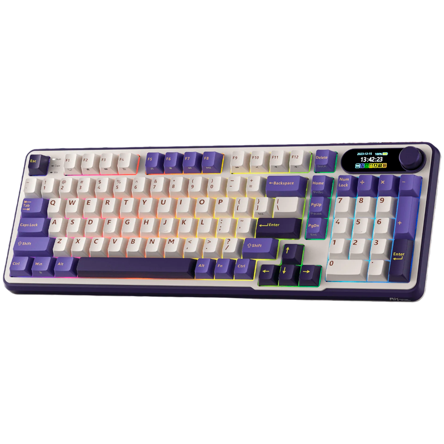 ROYAL KLUDGE RK-S98 Blackberry Mousse Gaming Keyboard Chartreuse switch - Image 2