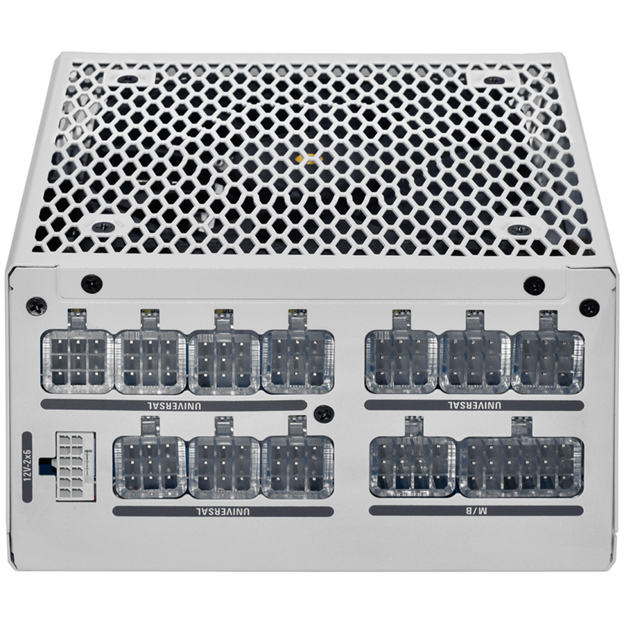 Super Flower Leadex VII XG 1000W ATX 3.1, 80 Plus Gold, Fully Modular, Flat White Cables, 140mm Fan, 150mmx150mmx86mm, White, 10 Year Warranty - Image 2