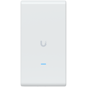Ubiquiti U6-Mesh-Pro-EU Indoor/outdoor WiFi 6 AP with 4 spatial streams, an integrated super antenna, and a gigabit passthrough port