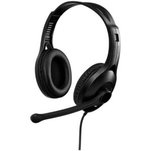 Edifier K800 USB Over-Ear Headphones, 40mm Drivers, Noise-Cancelling Microphone, Inline controls, Black