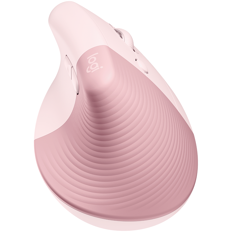 LOGITECH Lift Bluetooth Vertical Ergonomic Mouse - ROSE/DARK ROSE - Image 2