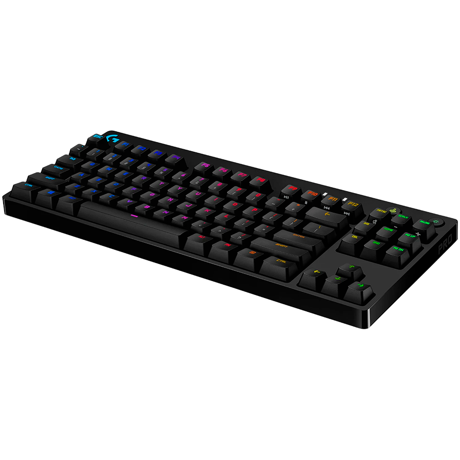 LOGITECH G PRO TKL Corded Mechanical Gaming Keyboard - BLACK - US INT'L - USB - CLICKY - Image 3