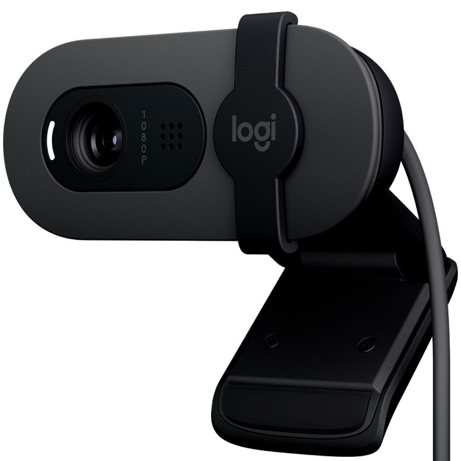 LOGITECH Brio 100 Full HD Webcam - GRAPHITE - USB - Image 2