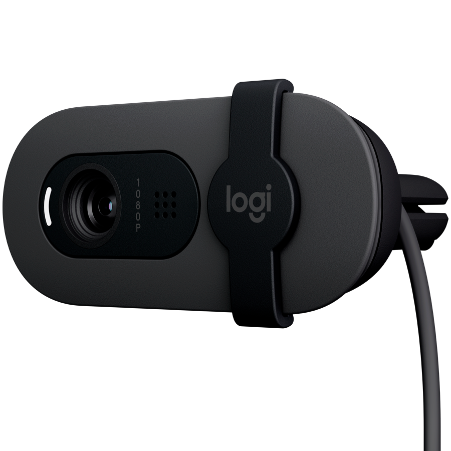 LOGITECH Brio 100 Full HD Webcam - GRAPHITE - USB - Image 4
