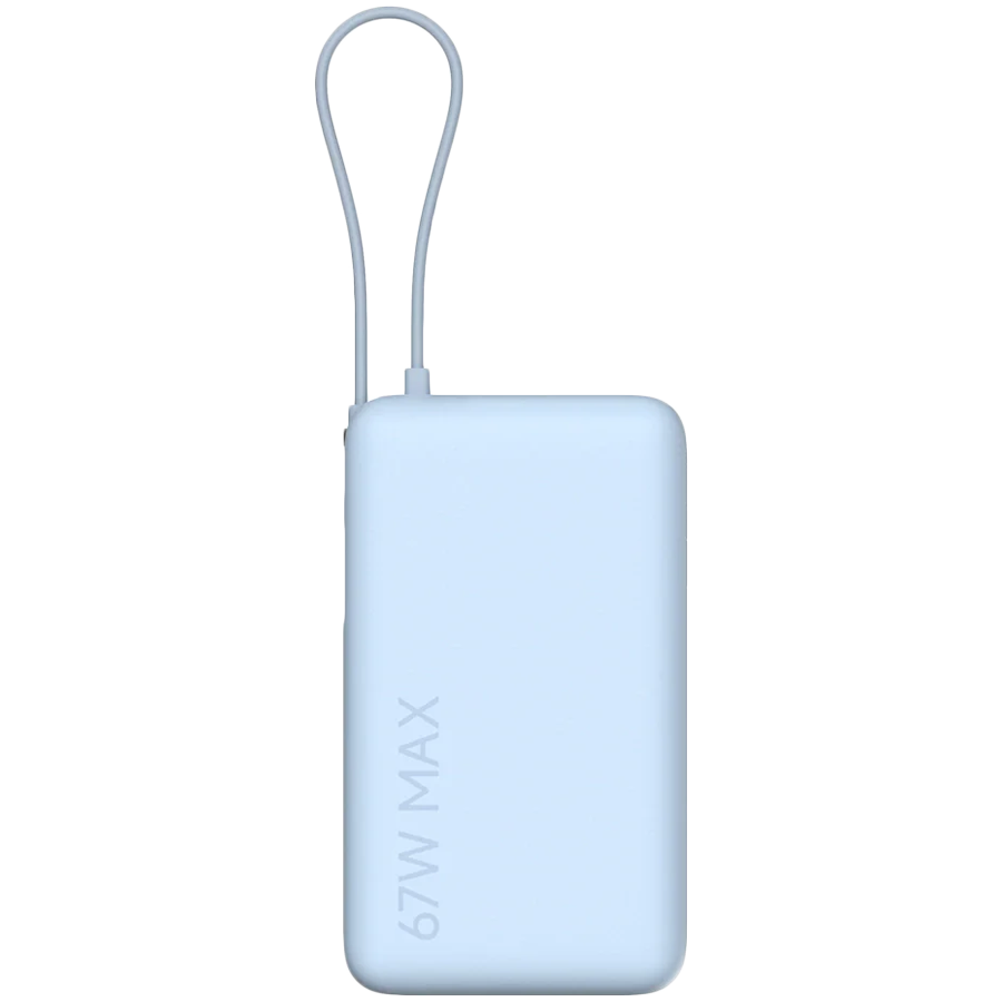 Xiaomi 67W Power Bank 10000 (Integrated Cable) Ice Blue