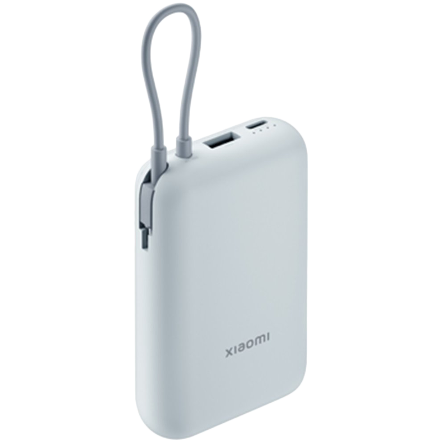 Xiaomi Power Bank 10000mAh (Integrated Cable) Ice Blue GL - Image 3