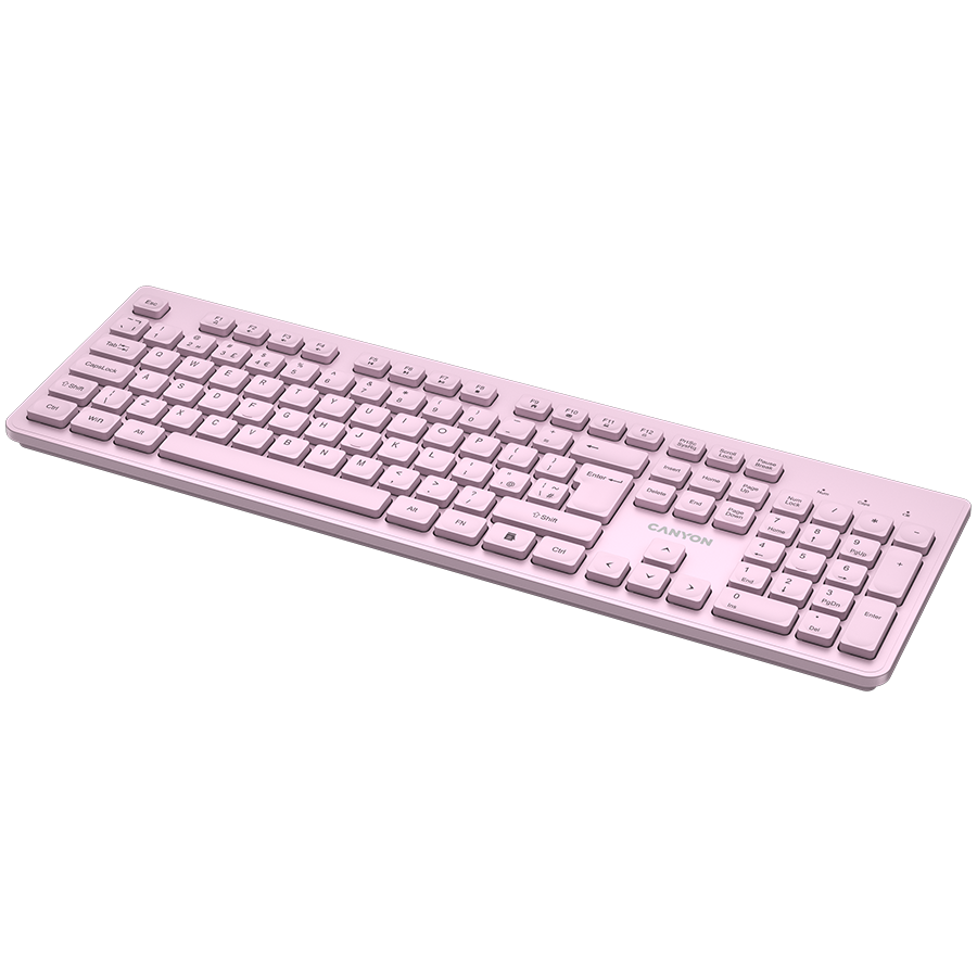CANYON keyboard HKB-W01 UK/US AAA Wireless Pink - Image 4