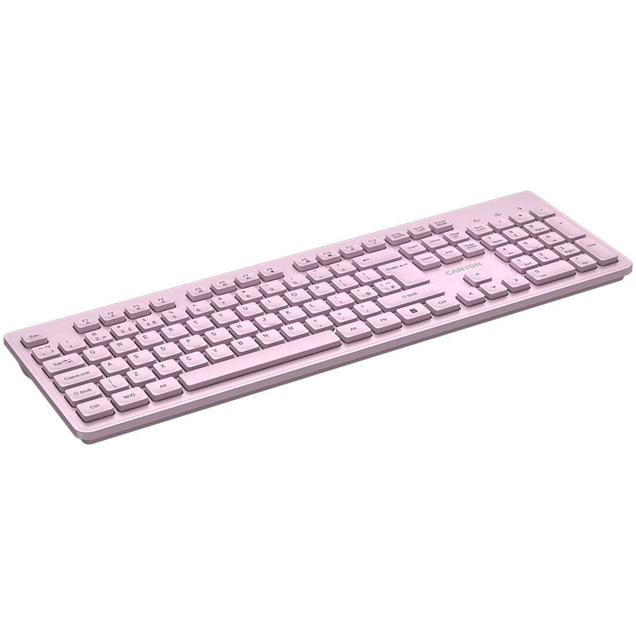 CANYON keyboard HKB-W01 UK/US AAA Wireless Pink - Image 5