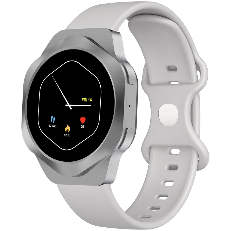 CANYON Smart Watch Hexagon 88 BT-CALL Silver - Image 2
