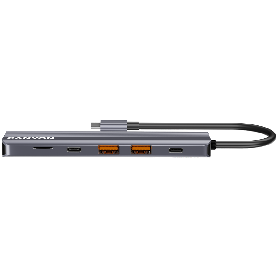 CANYON hub DS-17 6in1 4k USB-C Grey - Image 4