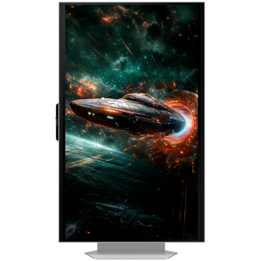 Monitor LED Samsung LS27FG900XUXEN Odyssey 3D G90XF, 27'' 4K UHD FLAT 16:9 (3840x2160) IPS 165Hz, 350 cd/2, 1000:1, 1ms (GTG), 178/178, HDR10+/FS Premium/G-Sync, 2xHDMI 2.1 1xDP 1.4, 3D Glasses-Free, Edge Lighting, Tilt/Pivot/Swivel/HeightAdj (120mm), VESA 100x100, 2Y - Image 2