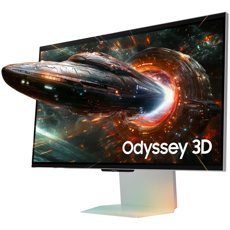 Monitor LED Samsung LS27FG900XUXEN Odyssey 3D G90XF, 27'' 4K UHD FLAT 16:9 (3840x2160) IPS 165Hz, 350 cd/2, 1000:1, 1ms (GTG), 178/178, HDR10+/FS Premium/G-Sync, 2xHDMI 2.1 1xDP 1.4, 3D Glasses-Free, Edge Lighting, Tilt/Pivot/Swivel/HeightAdj (120mm), VESA 100x100, 2Y - Image 3