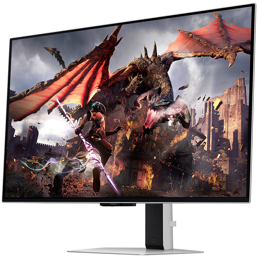 Monitor LED Samsung LS32DG802SUXDU G80SD Gaming, 32" UHD Flat 16:9 (3840x2160) OLED 240z, 250 cd/㎡, 1000000:1, 0.03ms, 178/178, DisplayPort, HDMI, USB Hub, Wi-Fi, Bluetooth, 2Y - Image 2