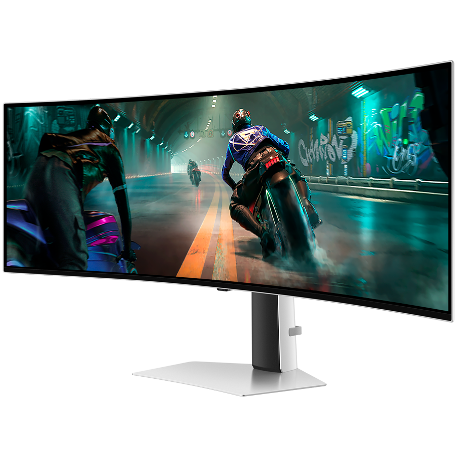 Monitor LED Samsung LS49DG910SUXEN Odyssey G91SD, 49" DQHD Curved 1800R 32:9 (5120x1440) QD-OLED 144z, 250 cd/m2, 1m:1, DisplayHDR True Black 400, 0.03ms(GTG), 178/178, FS PP, 1xDP 1xHDMI, Tilt/HeightAdj, Remote, VESA 100x100, 2Y - Image 2