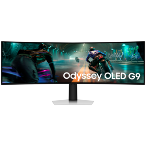 Monitor LED Samsung LS49DG910SUXEN Odyssey G91SD, 49" DQHD Curved 1800R 32:9 (5120x1440) QD-OLED 144z, 250 cd/m2, 1m:1, DisplayHDR True Black 400, 0.03ms(GTG), 178/178, FS PP, 1xDP 1xHDMI, Tilt/HeightAdj, Remote, VESA 100x100, 2Y