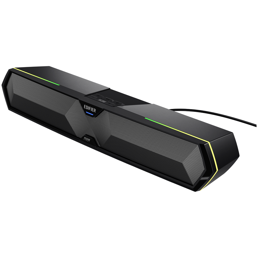 Edifier MG300 Soundbar, BT V5.3, USB, AUX, 2x 52mm Drivers, RGB Lighting, 5W (RMS), Black - Image 2