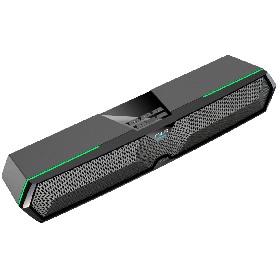 Edifier MG300 Soundbar, BT V5.3, USB, AUX, 2x 52mm Drivers, RGB Lighting, 5W (RMS), Black - Image 4
