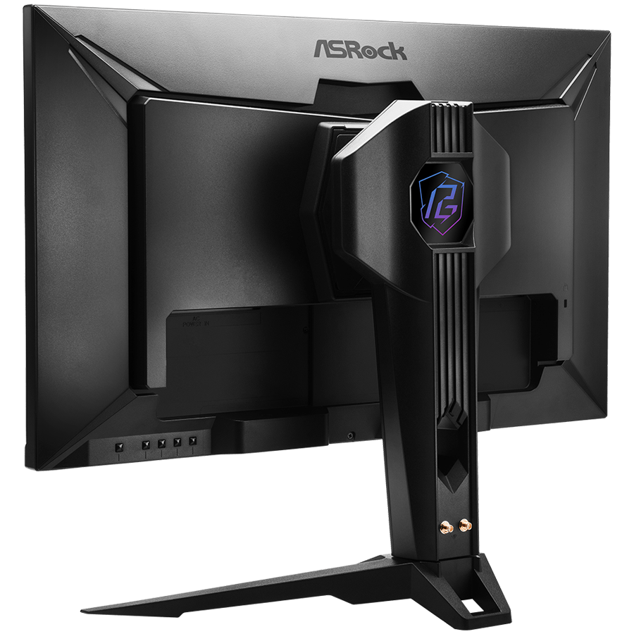 Asrock Gaming Monitor, 27" QHD(2560x1440) IPS, 180 Hz, 99% sRGB, 1000:1, 16:9, 400 cd/m², 178º/178º, 1ms (MPRT), AMD FreeSync, Flicker-free, Height, Swivel, Tilt, 2x 2W Speakers, 2x HDMI 2.0, 1x DP 1.4, 1x Audio Jack (3.5mm), Wi-Fi antenna, 3Y - Image 5