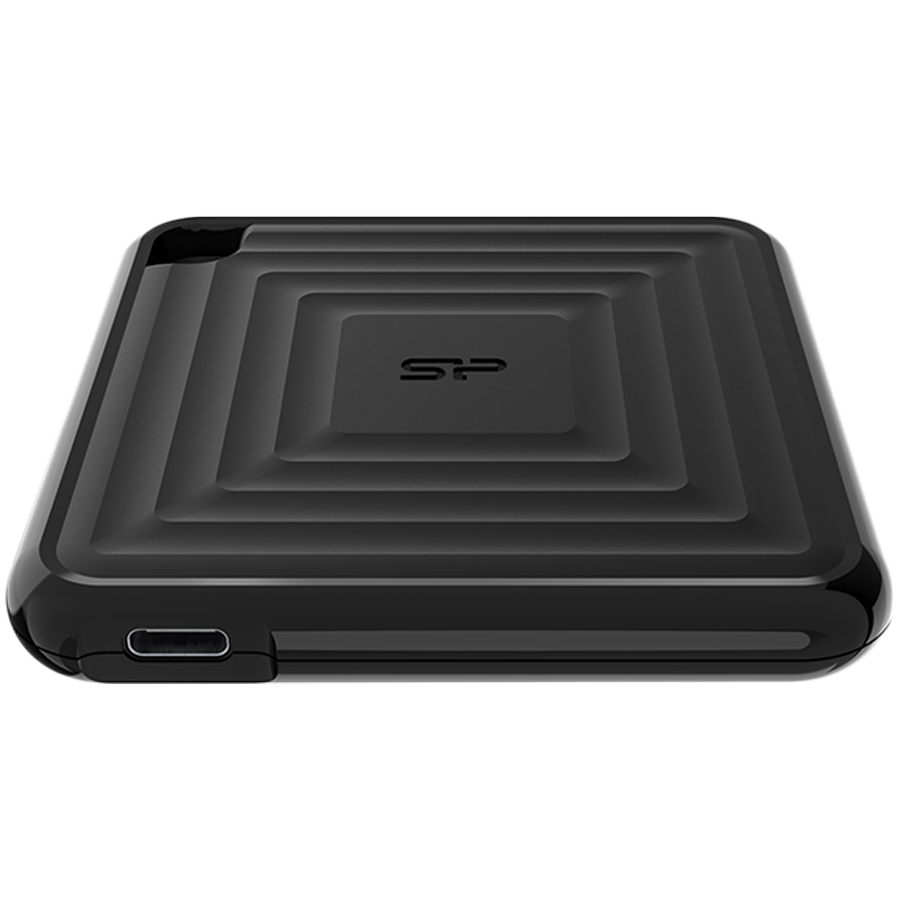 Silicon Power PC60 256GB Portable SSD SATAIII USB 3.2 Gen2 (Type-C) Portable SSD, R/W: up to 540MB/s; 500MB/s, Black - Image 2