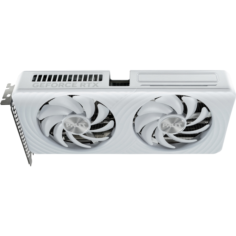 PALIT GeForce RTX 5060Ti White OC 8GB GDDR7 128 bit, 1x HDMI 2.1b, 3x DP 2.1b, 2 Fan, 1x 8-pin pwr connector, 600W, 262.1 x 126.3 x 40.1 mm, NE7506TU19P1-GB2062M - Image 3