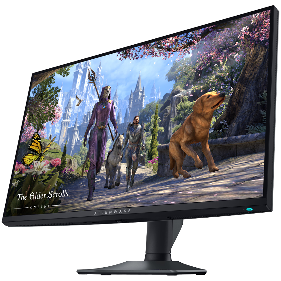 Alienware AW2725QF Gaming Monitor, 27" 16:9 IPS 3840x2160 up to 180Hz or 1920x1080 up to 360Hz, 0.5ms GtG, 1000:1, 400 cd/m2, G-Sync, 2x HDMI, 1xDP, 3xUSB 3.2, 1xUSB-C (15W), Tilt, Swivel, Pivot, Height Adj, 3Y - Image 2