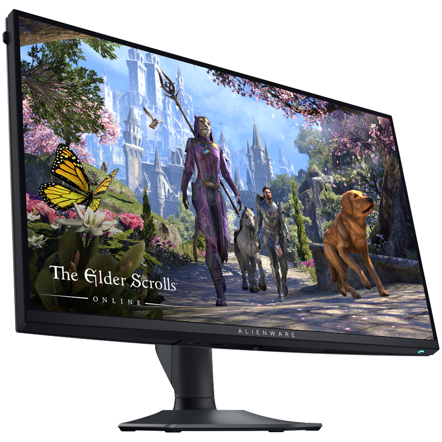 Alienware AW2725QF Gaming Monitor, 27" 16:9 IPS 3840x2160 up to 180Hz or 1920x1080 up to 360Hz, 0.5ms GtG, 1000:1, 400 cd/m2, G-Sync, 2x HDMI, 1xDP, 3xUSB 3.2, 1xUSB-C (15W), Tilt, Swivel, Pivot, Height Adj, 3Y - Image 3