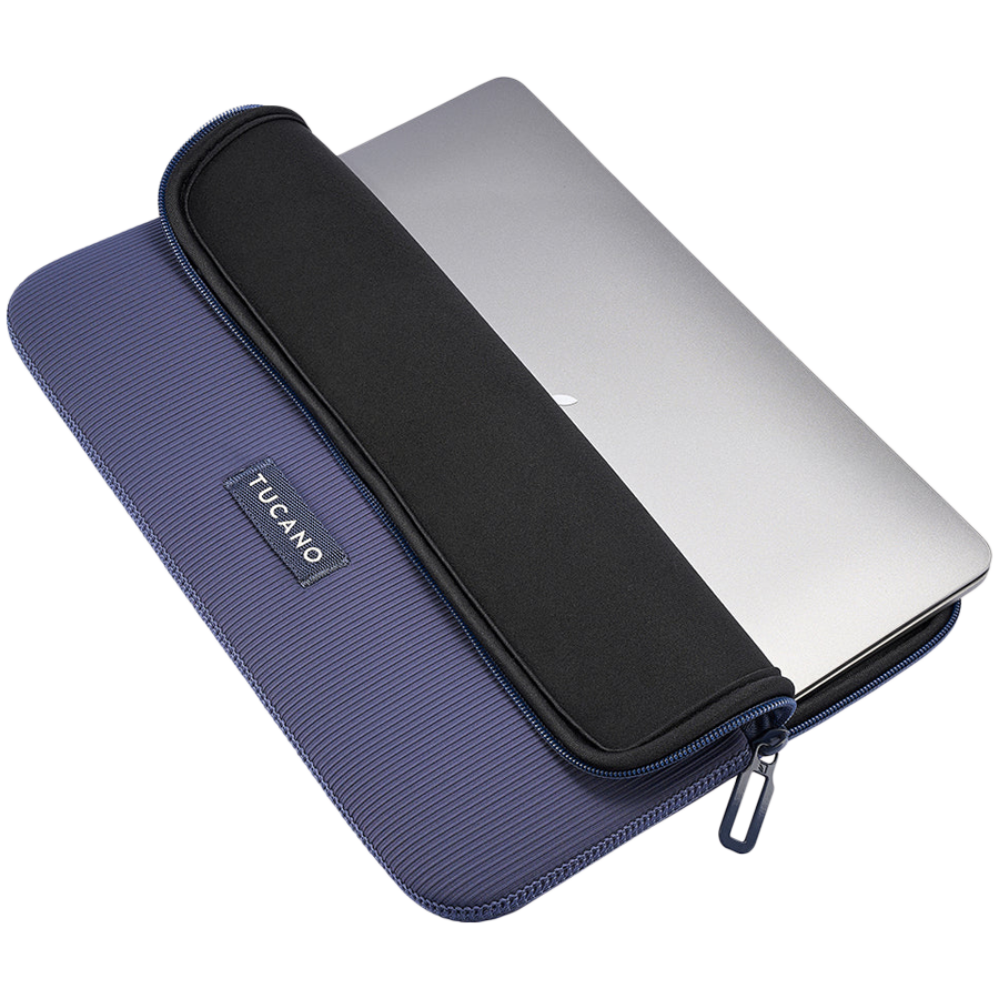 TUCANO COLORE 2 SLEEVES FOR MacBook Pro 16/ MacBook Air 15/ Laptop 15.6, Blue - Image 4