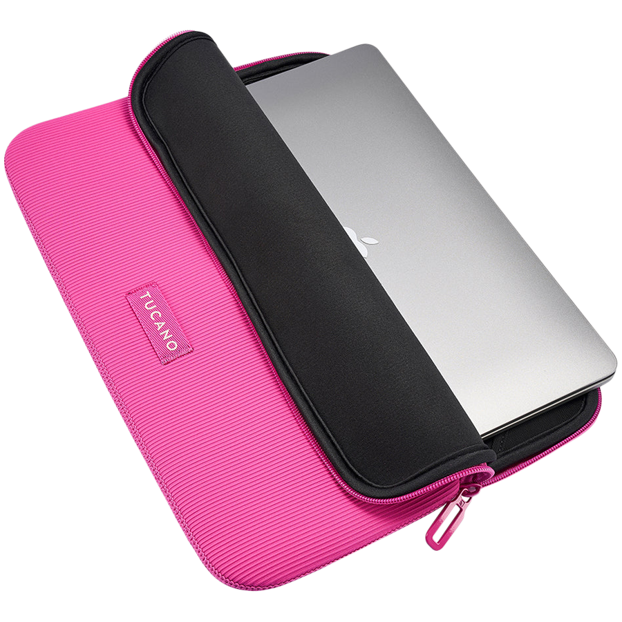 TUCANO COLORE 2 SLEEVES FOR MacBook Pro 16/ MacBook Air 15/ Laptop 15.6, Fuchsia - Image 4
