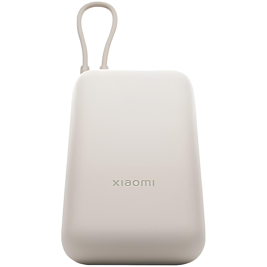 Xiaomi Power Bank 10000mAh (Integrated Cable) Tan GL - Image 3