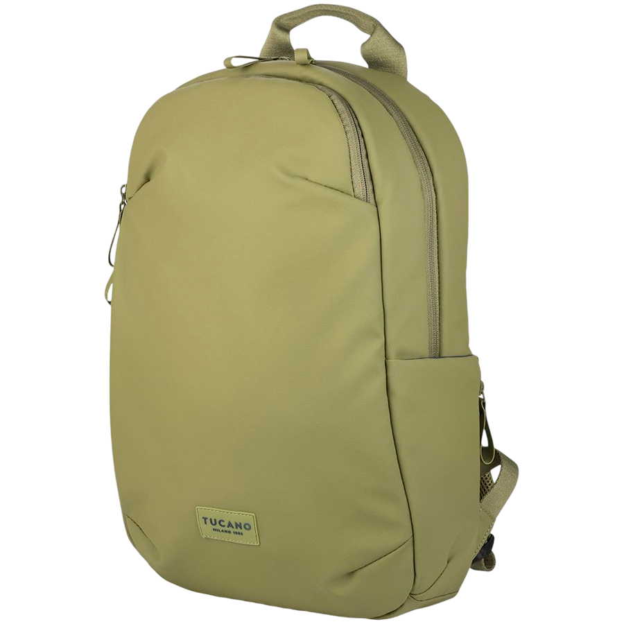 The Laser backpack for 15.6" laptops and 16" MacBooks, made from water-resistant resin-coated fabric obtained from recycled plastic, features a compact design and excellent pocket organization. - Image 2
