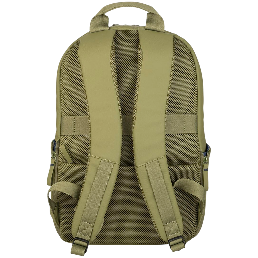 The Laser backpack for 15.6" laptops and 16" MacBooks, made from water-resistant resin-coated fabric obtained from recycled plastic, features a compact design and excellent pocket organization. - Image 3