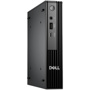 Dell Pro Micro (QCM1250), Intel Core i3-14100T(4C, 8T, 12MB, up to 4.4GHz), 8GB(1x8GB) DDR5, 512GB M.2 SSD, Integrated Graphics, WiFi+BT, BG KBD+Mouse, Ubuntu, 3Y ProSupport