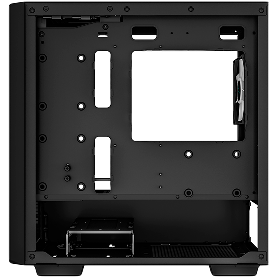 DeepCool CC360 ARGB, Mid Tower, Mini-ITX/Micro-ATX, 1xUSB3.0, 1xUSB2.0, 1xAudio, 3x120mm Pre-Installed ARGB Fans, Tempered Glass, Mesh Panel, Black, R-CC360-BKAPM3-G-1 - Image 5