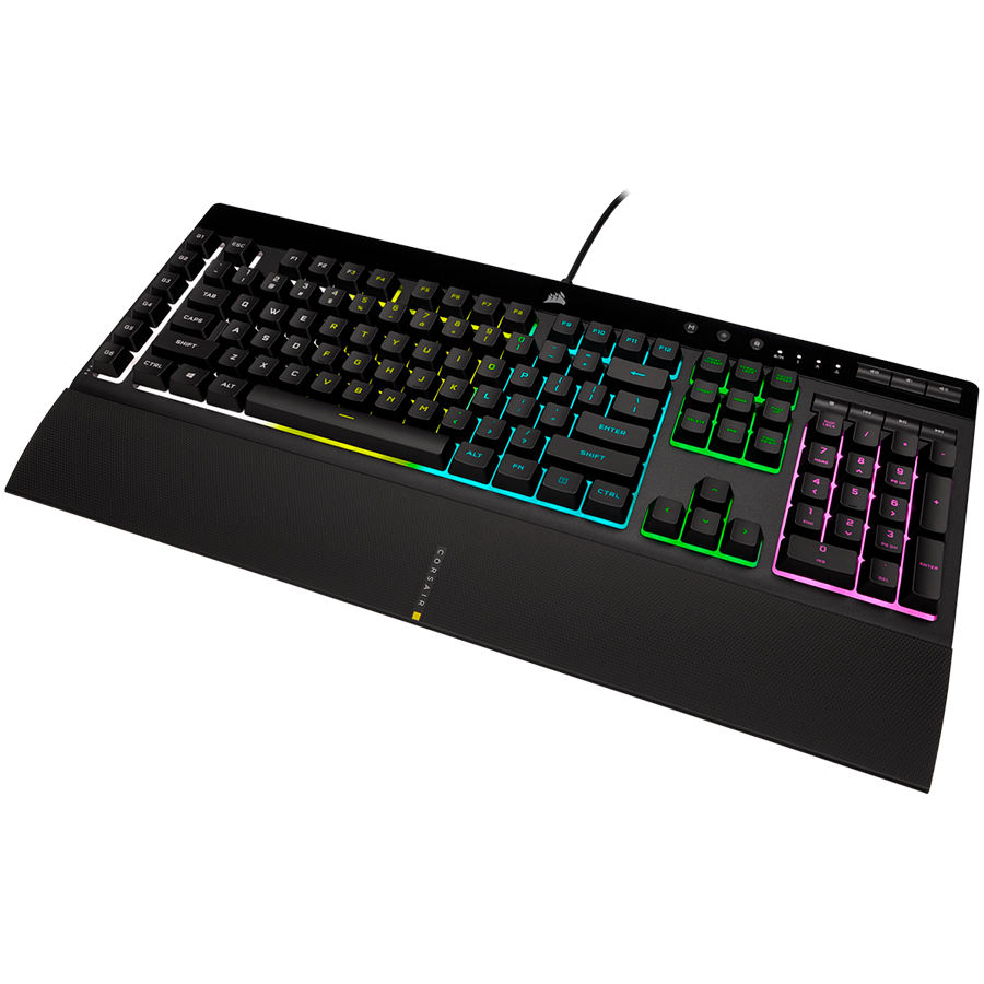CORSAIR K55 RGB PRO Gaming Keyboard, Backlit Zoned RGB LED, Rubberdome - Image 4