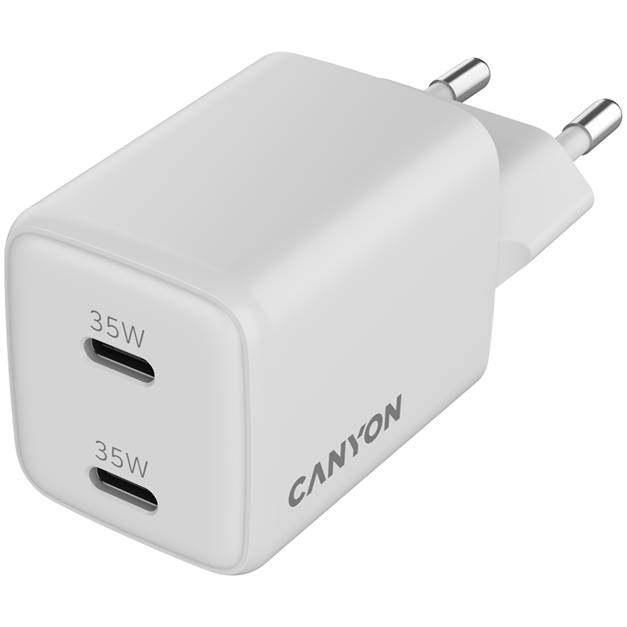 CANYON charger CU35CC GaN 35W 2xPD EU White - Image 3