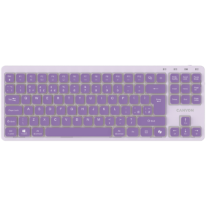 CANYON Keyboard OnType 10 Low Profile EN Wired Violet