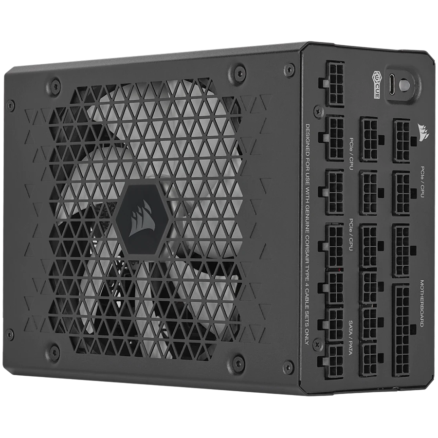 CORSAIR HX1200i, 1200 Watt, ATX 3.1, PCIe 5.1, 80 PLUS Platinum, Fully Modular