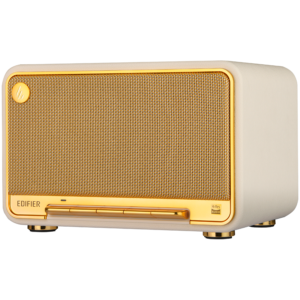 Edifier D32 2.1 Speaker, BT V5.3, Wi-Fi, AUX, USB-C, 1x 4-inch Midrange Driver, 2x 1-inch Tweeters, 60W (RMS), White