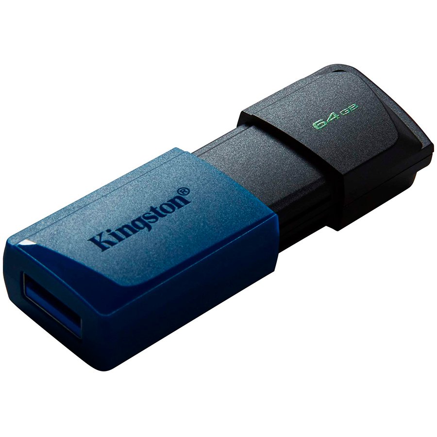 Kingston 64GB USB3.2 Gen 1 DataTraveler Exodia M (Black + Blue) - Image 2