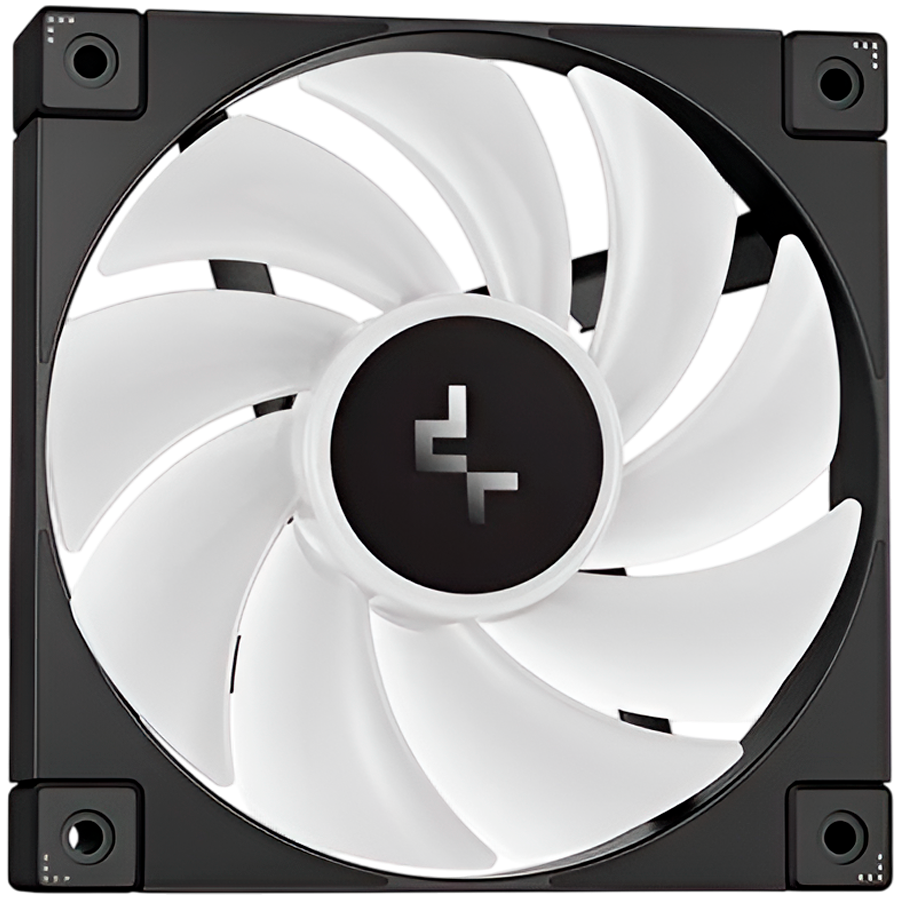 DeepCool LP240, 240mm CPU Liquid Cooler, 2x120mm ARGB PWM Fans, Dot-matrix Screen, Anti-Leak Technology, Black, LGA1851/1700/1200/1151/1150/1155, AMD AM5/AM4, 5Y, R-LP240-BKMSNC-G-1 - Image 3