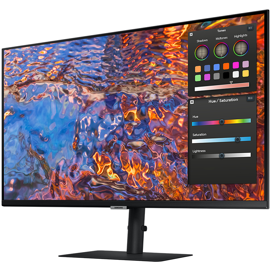 Monitor LED Samsung LS27B800PXPXEN HRM S80PB, 27" UHD FLAT 16:9 (3840x2160) IPS 60Hz, 350 cd/㎡, 1000:1, HDR400, 5ms, 178/178, 1xDP 1xHDMI, 3xUSB 3.0 1xUSB-C (90W), 3.5 Jack, Tilt/Pivot/Swivel/HeightAdj, VESA 100x100, 3Y - Image 2