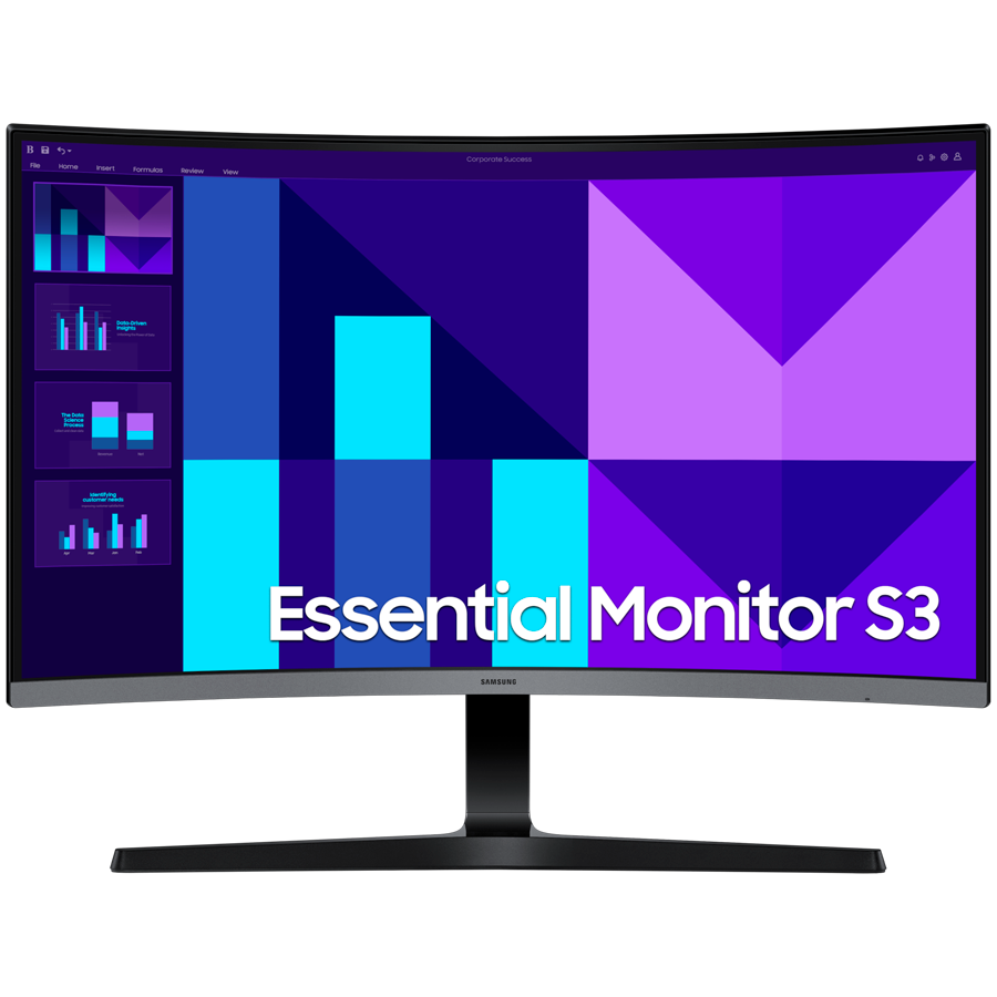Monitor LED Samsung LS27D392GAUXEN S39GD, 27'' FHD CURVED 16:9 (1920x1080) VA 100Hz, 250 cd/2, 4000:1, 4ms, 178/178, Built-in Speakers, 1xHDMI, 1xVGA, Eye Saver Mode, VESA 100x100, 2Y