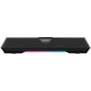 Edifier MG250 2.0 Desktop Soundbar, Bluetooth V5.3, USB-A soundcard input, 2-inch full-range drivers 5W (RMS) output, RGB light strip with companion app control, Built-in MEMS microphone with noise-cancellation, One-touch touch-panel control, Black
