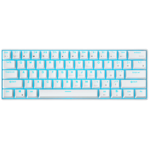 ROYAL KLUDGE RK61 White Gaming Keyboard Red switch