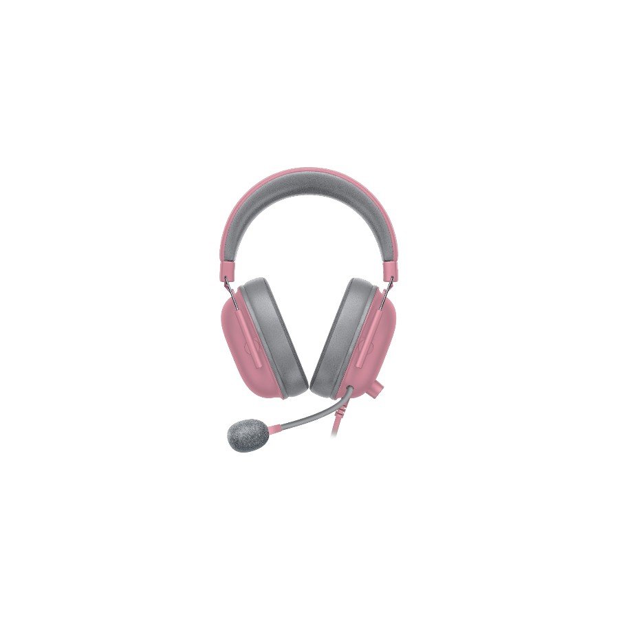 Razer BlackShark V2 X - Quartz, Gaming Headset, HyperClear Cardioid Mic, 50 mm TriForce Drivers, Advanced Passive Noise Cancellation, Breathable Memory Foam Cushions, HyperClear Cardioid Mic, 7.1 Surround Sound, 3.5mm