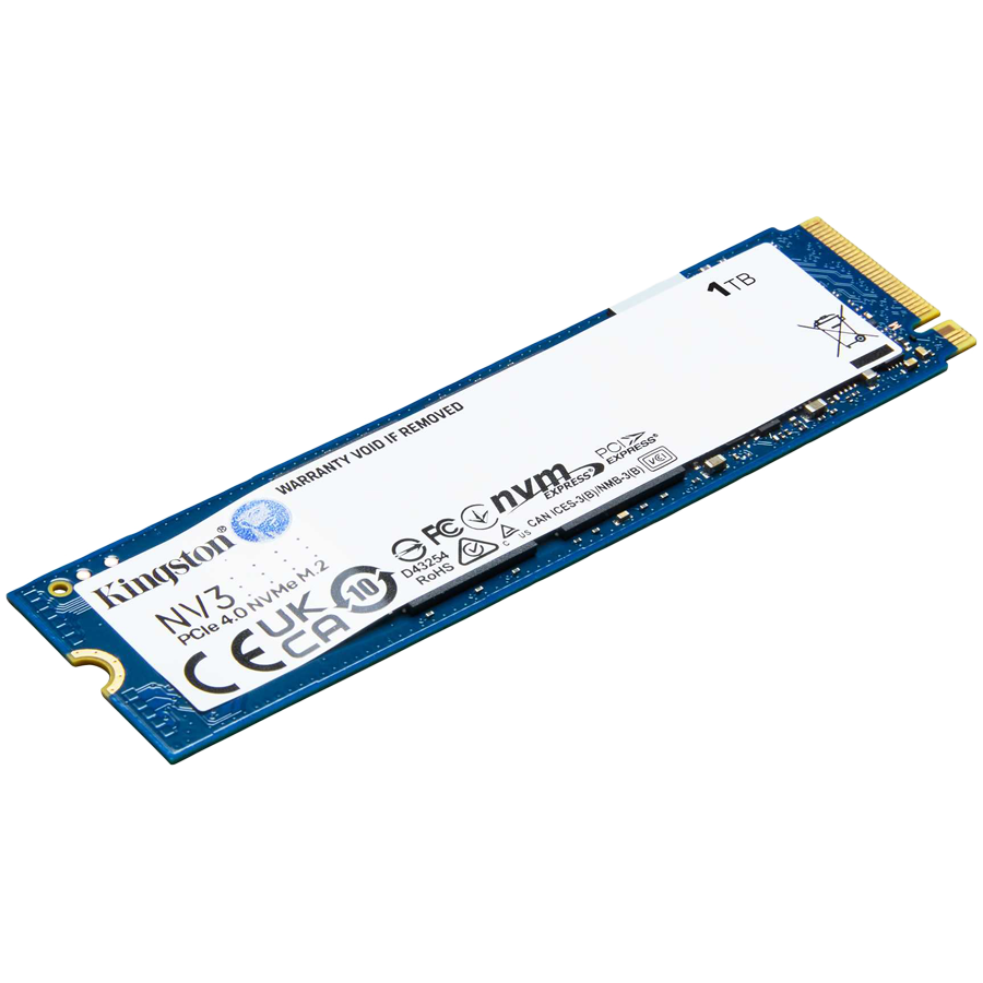 Kingston 1TB NV3 SSD M.2 2280 PCIe 4.0 NVMe, Read: 6,000/ Write: 4,000MB/s - Image 2