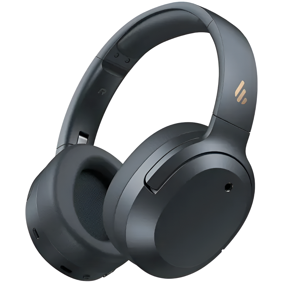 Edifier W820NB Plus v2025Wireless Over-Ear Headphones, 40mm Dynamic Titanium-Coated Drivers, BT V6.1, ANC, Hi-Res Audio Certification, Up To 88H Battery, USB-C, Dark Gray - Image 2