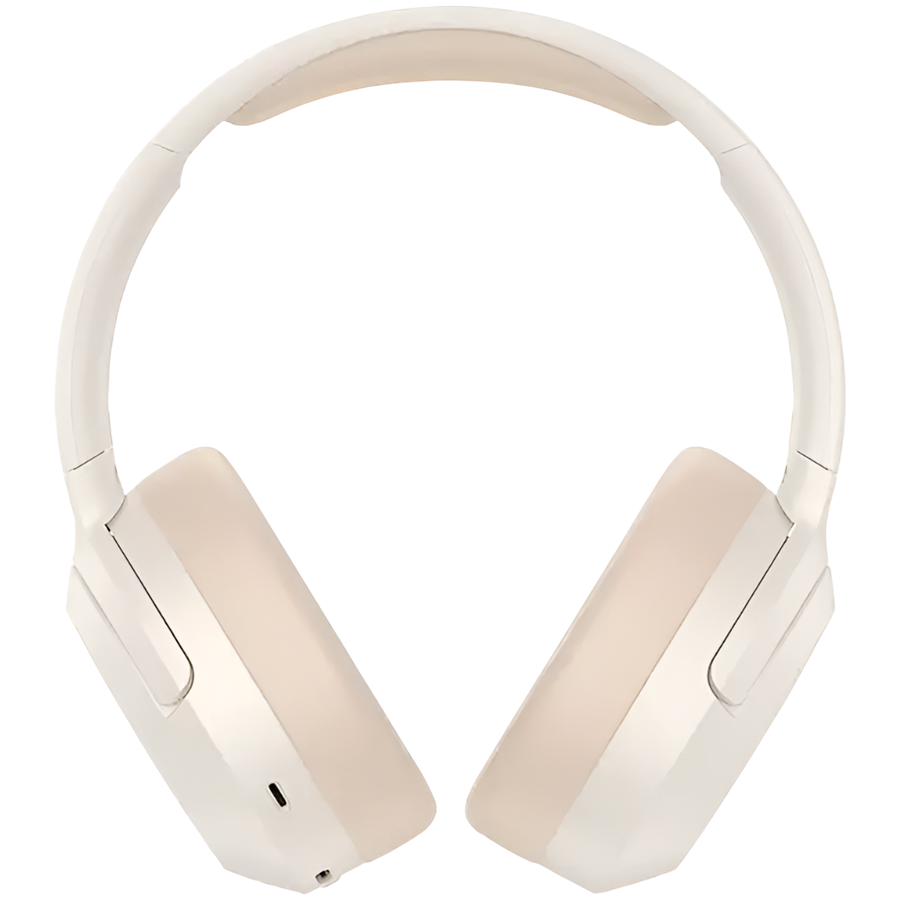 Edifier W820NB Plus v2025 Wireless Over-Ear Headphones, 40mm Dynamic Titanium-Coated Drivers, BT V6.1, ANC, Hi-Res Audio Certification, Up To 88H Battery, USB-C, Ivory - Image 4