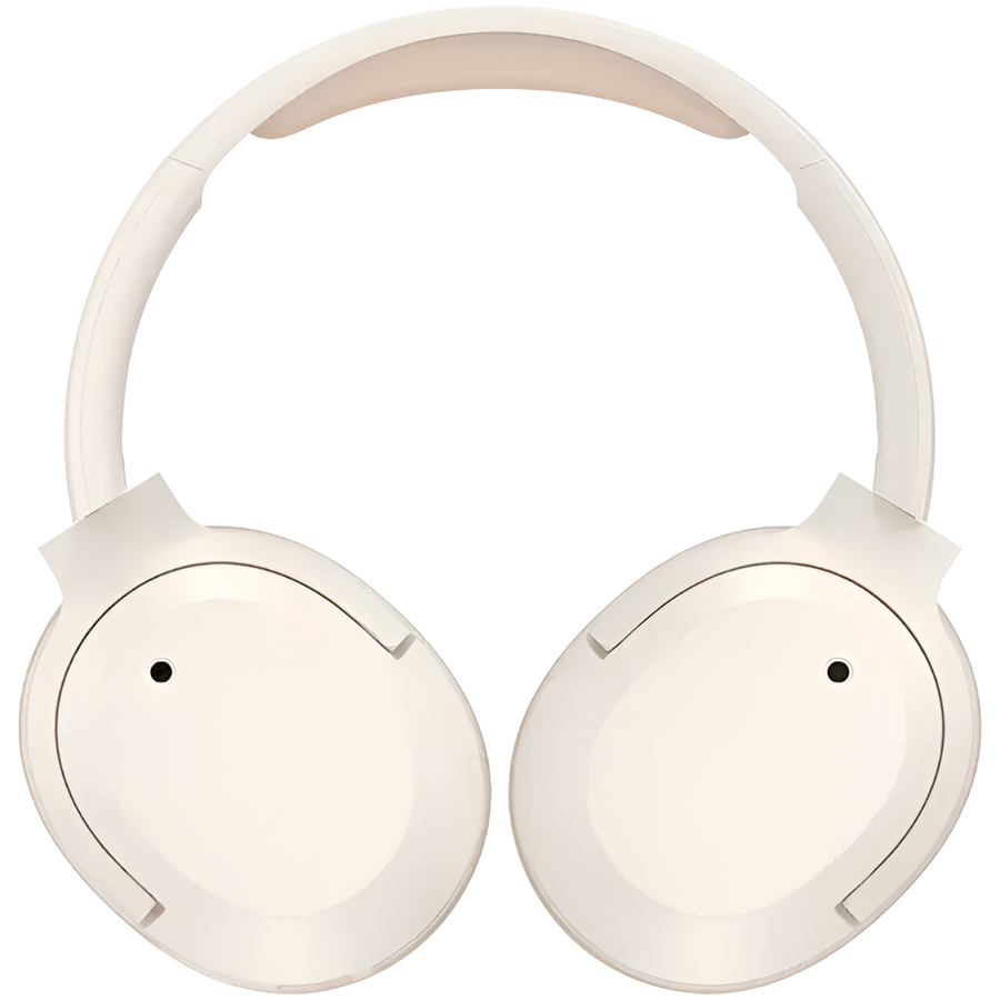 Edifier W820NB Plus v2025 Wireless Over-Ear Headphones, 40mm Dynamic Titanium-Coated Drivers, BT V6.1, ANC, Hi-Res Audio Certification, Up To 88H Battery, USB-C, Ivory - Image 5