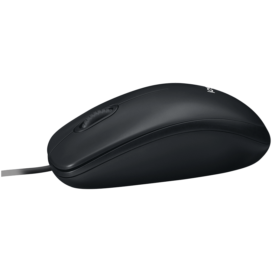 LOGITECH B100 Corded Mouse - BLACK - USB - B2B - Image 4